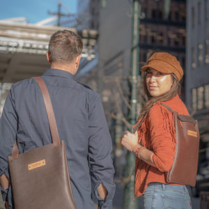 Backpacker versitile bag. Designed and Created by Sawyer Russel. Alberta quality leather.